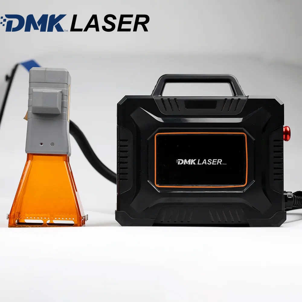 DMK Newest Portable 20W/30W Fiber Laser Marker Handheld Coder High-Accuracy Precision 0.01mm