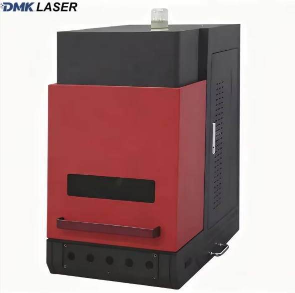 DMK Portable Laser Marking Machines 20W-100W Desktop Closed and Expandable Electrically-operated Lift Door Suitable for Metal