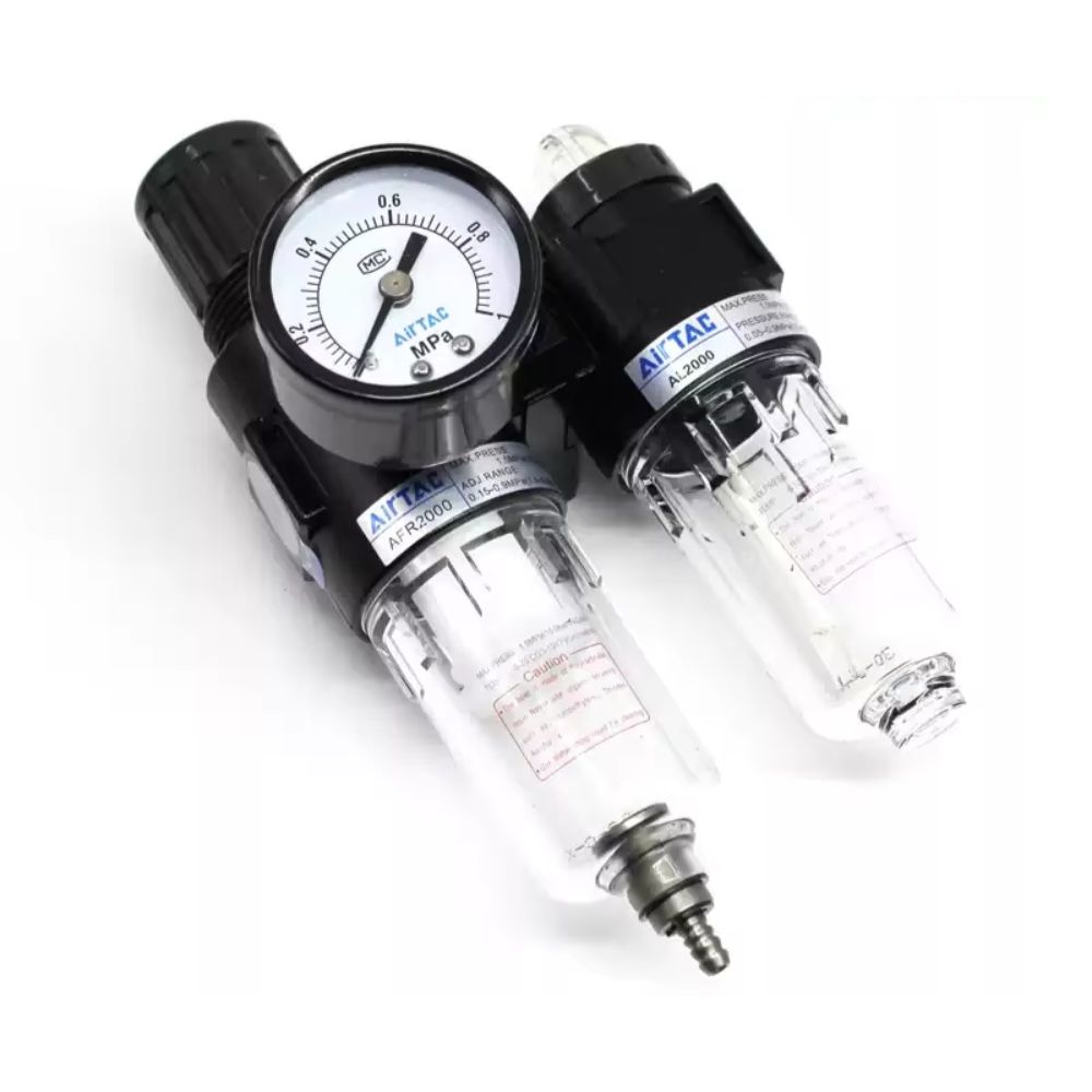 AirTAC Pneumatic AFC1500 AFC2000 Air Source Processor Pressure Regulator Filter Oil-water Separation Filter Pressure Regulation