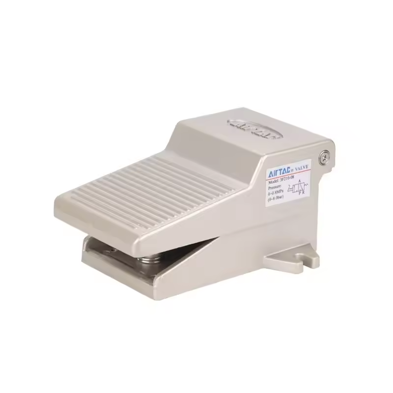 AirTAC Pneumatic Foot Valve 4F210-08 Foot-Operated air Valve Switch 3F210-08 Cylinder Controller Pedal