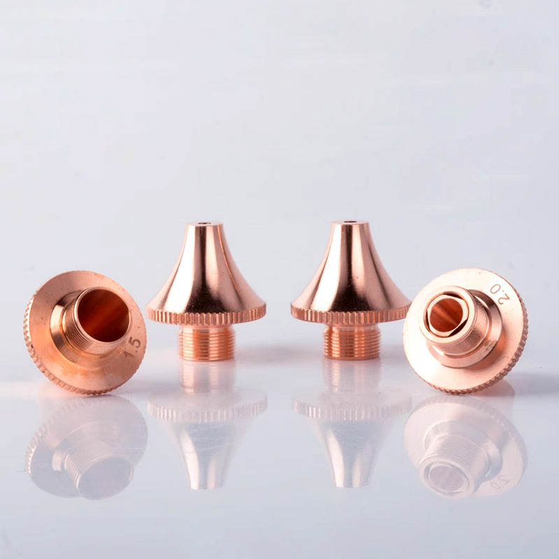Gangchun 3D M9 Copper Laser Cutting Nozzle Single Double Layer Nozzles for EC Tube Cutting Machines